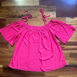 SOHO New York Jeans Off Shoulder Top